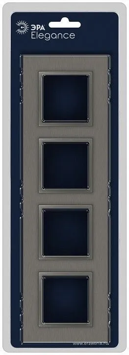 Рамка на 4 поста Эра Эра Elegance 14-5204-16