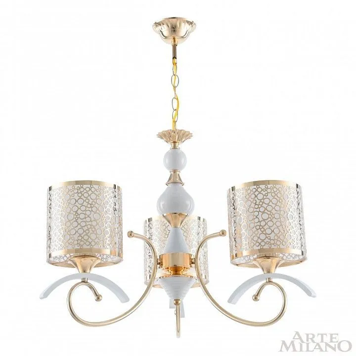 Подвесная люстра Arte Milano Florentia-9787 309787/3 Wh/Gd
