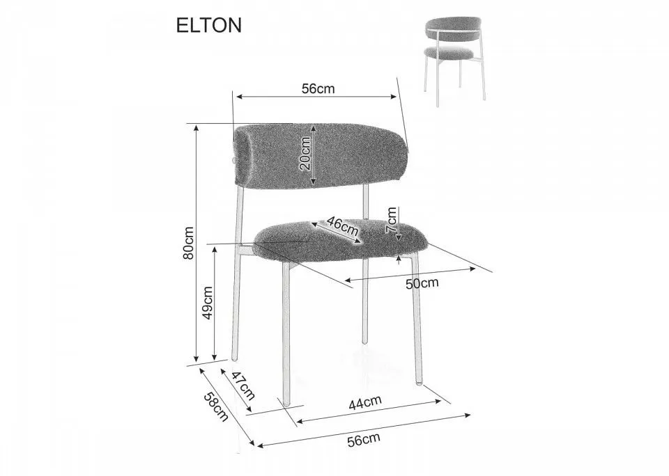 Стул Elton Brego 34