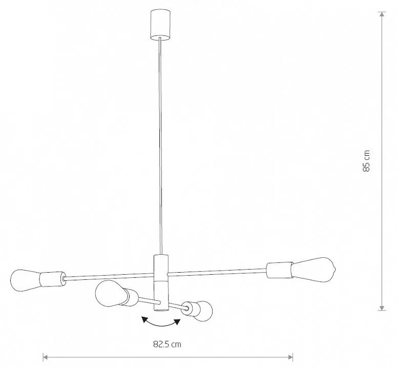 Подвесная люстра Nowodvorski Rotor 7935