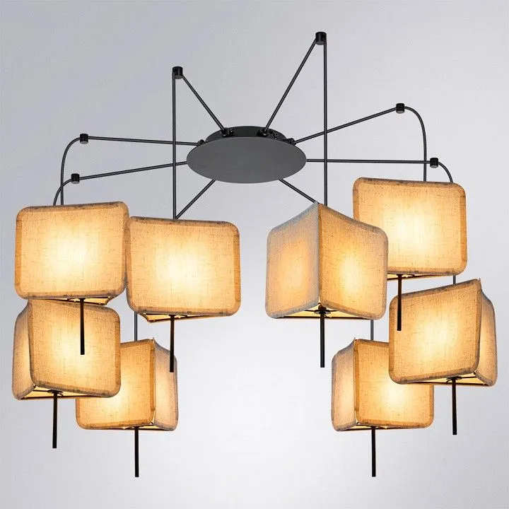 Подвесная люстра Arte Lamp TRIXIE A7084SP-8BK