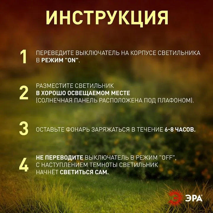 Наземный высокий светильник Эра  ERASF23-28