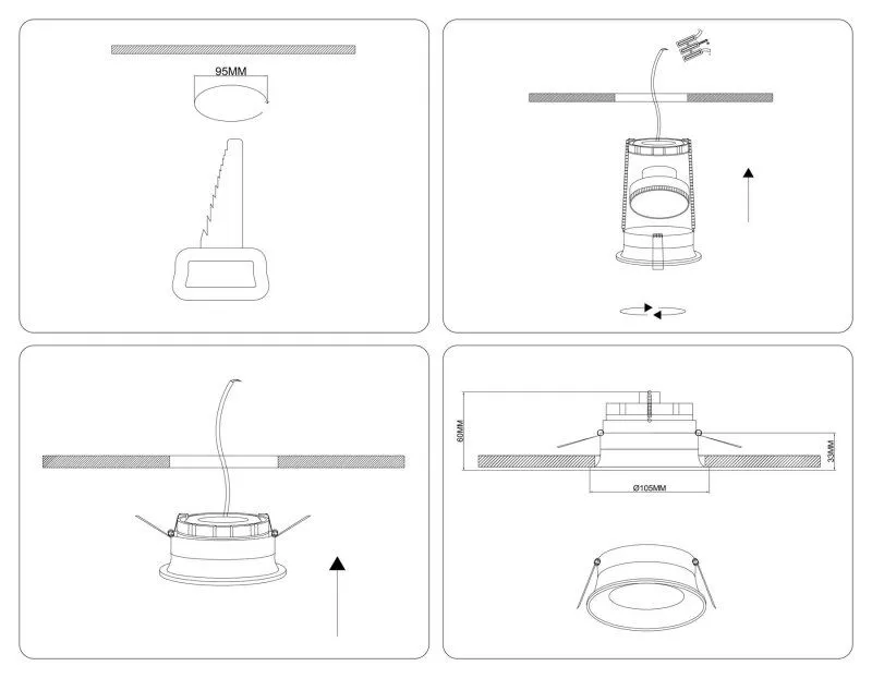 Встраиваемый светильник Ambrella Light TN TN6760