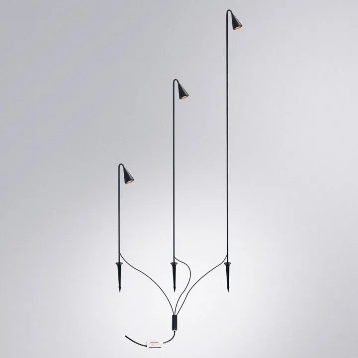 Наземный низкий светильник Arte Lamp MULIPHEIN A1084PA-3BK
