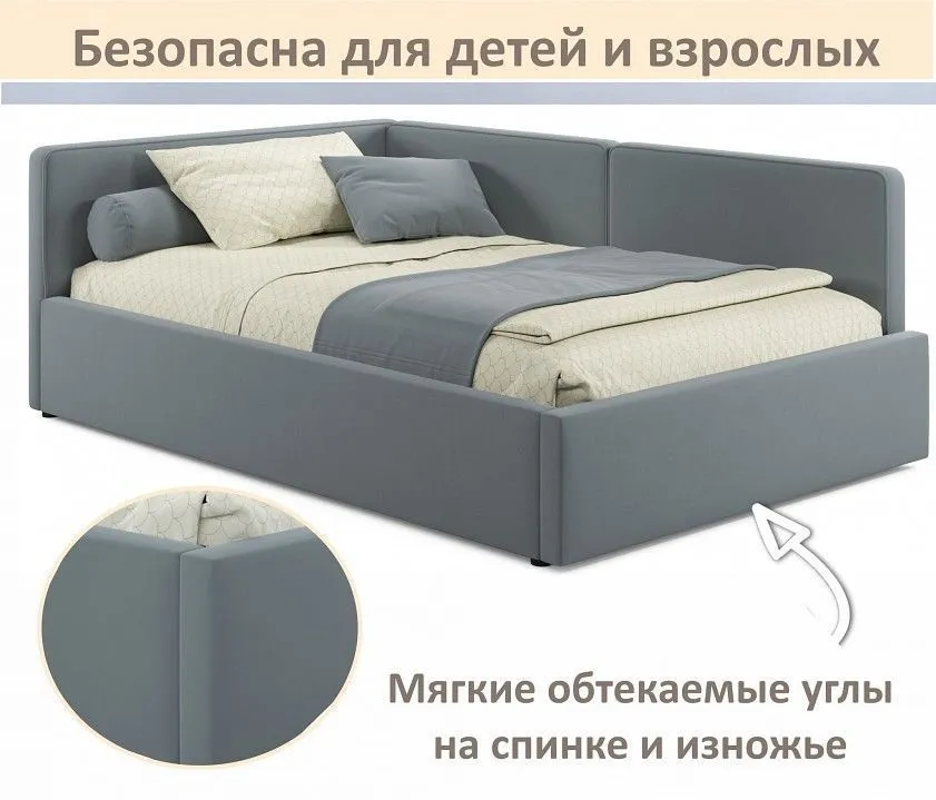 Кровать полутораспальная Kapri 1200