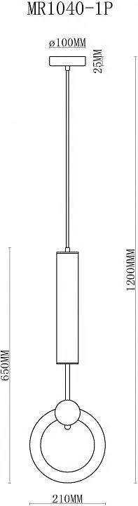 Подвесной светильник MyFar Covey MR1040-1P