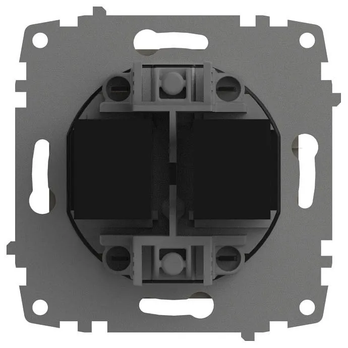 Розетка двойная Ethernet RJ-45 без рамки Elbi Eleсtriс Zena Vega 609-011400-248