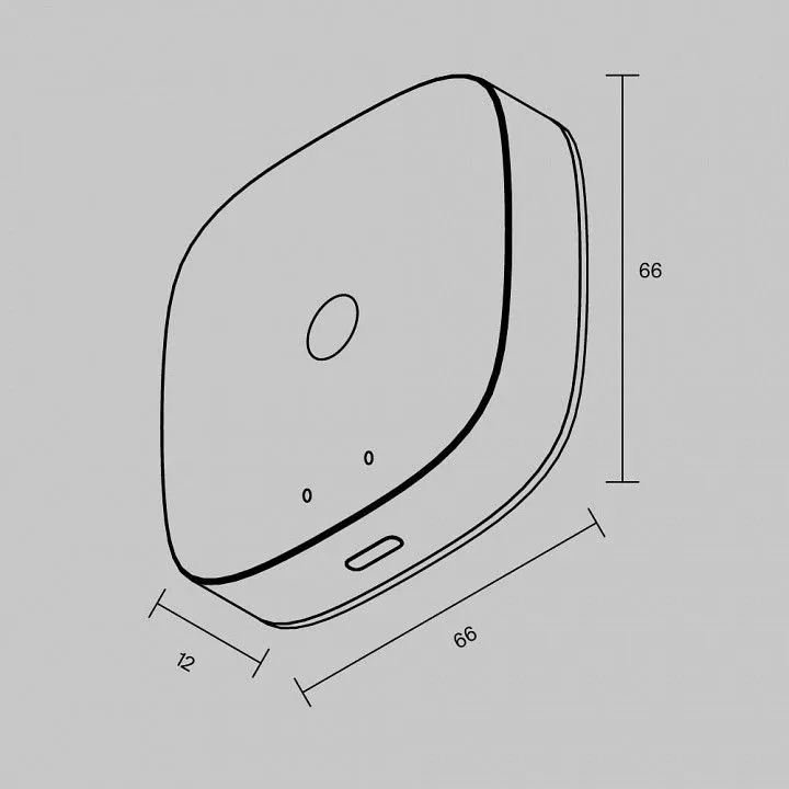 Конвертер Wi-Fi для смартфонов и планшетов Maytoni Lighting control Конвертеры MD-TRA034-W(N)