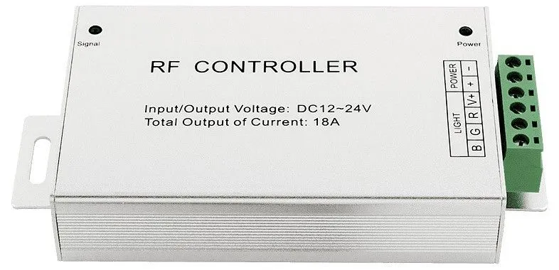 Контроллер-регулятор цвета RGB с пультом ДУ SWG RF RGB RF-RGB-20-18A