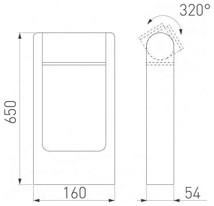 Наземный высокий светильник Arlight Frame rotary 029436(1) Наземный высокий светильник Arlight Frame rotary 029436(1)