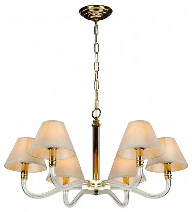 Подвесная люстра iLamp Amber YT2043-8 GD+Coffee