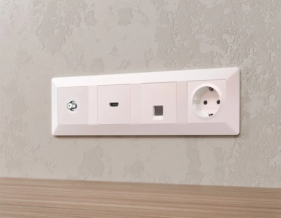 ТВ-розетка без рамки Ambrella Volt ALFA MA213050
