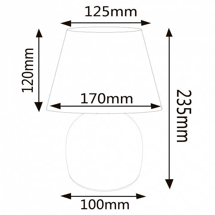 Настольная лампа декоративная Uniel UML-B304 UL-00012430