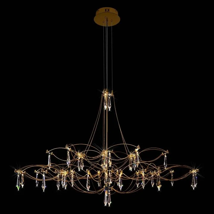Подвесная люстра Loft it Mira 10590/1000 Gold Asfour
