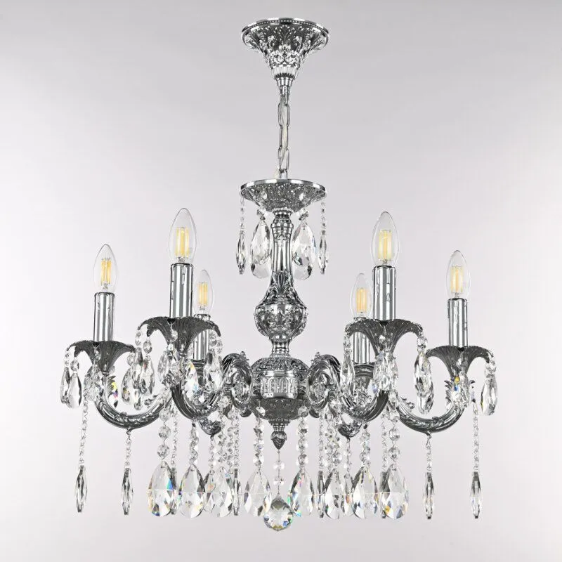Подвесная люстра Bohemia Ivele Crystal AL7901 AL79101/6/175 A Ni