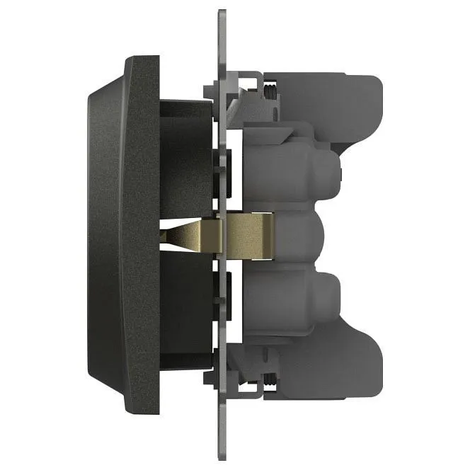 Розетка двойная с заземлением, без рамки Elbi Eleсtriс Zena Vega 609-011100-907
