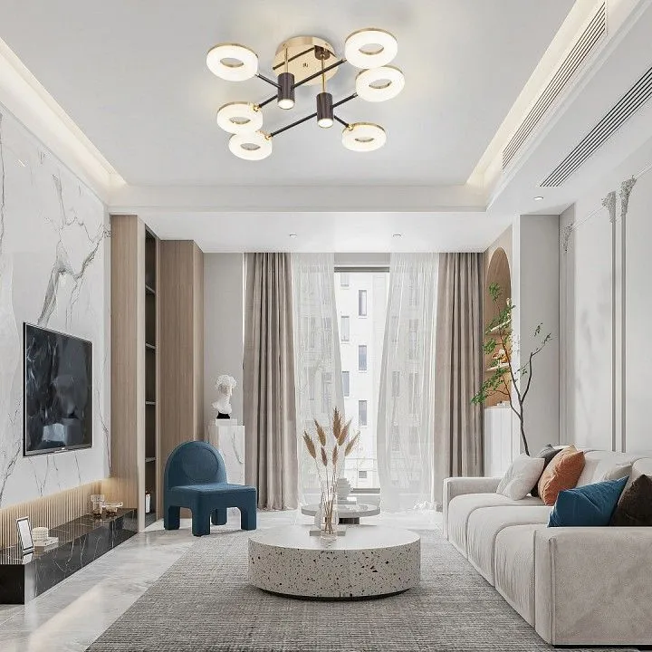 Потолочная люстра Arte Milano Ferrara-71399 271399/6 BK/GD