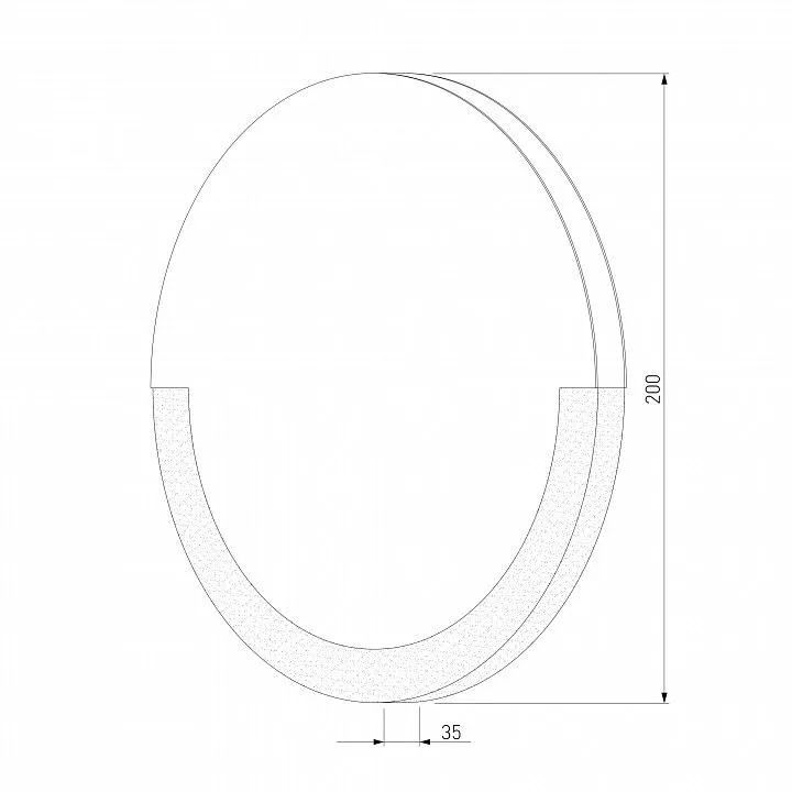 Накладной светильник Eurosvet Radiant 40147/1 LED белый 5W