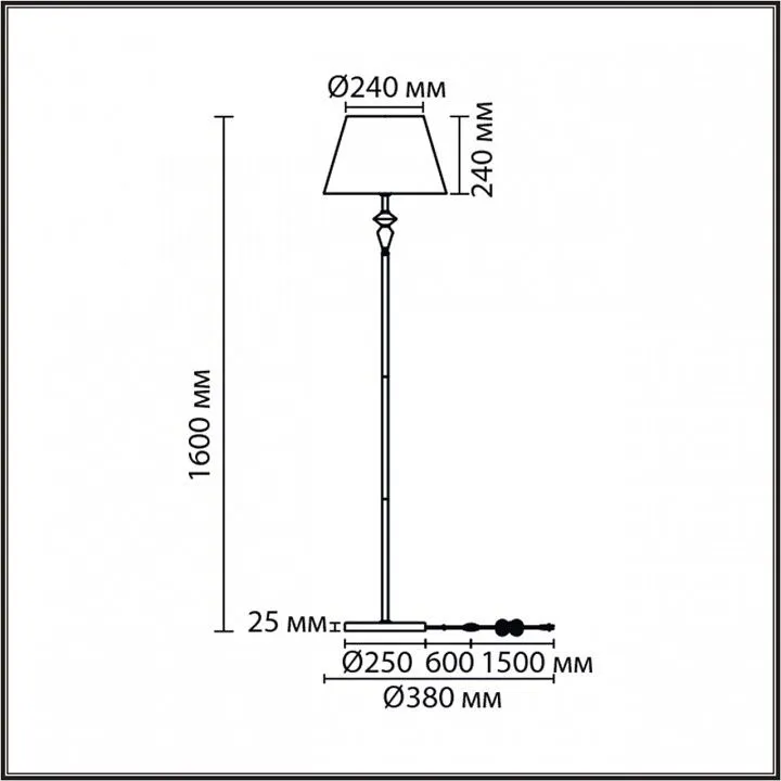 Торшер Lumion VERMONT 8275/1F