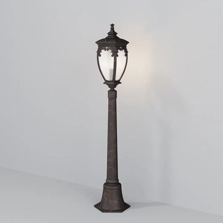 Наземный высокий светильник Maytoni Outdoor Флер O414FL-01BZ1