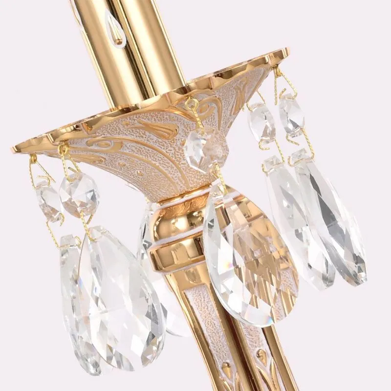 Настольная лампа декоративная Bohemia Ivele Crystal AL77 AL77100L/1-32 GW