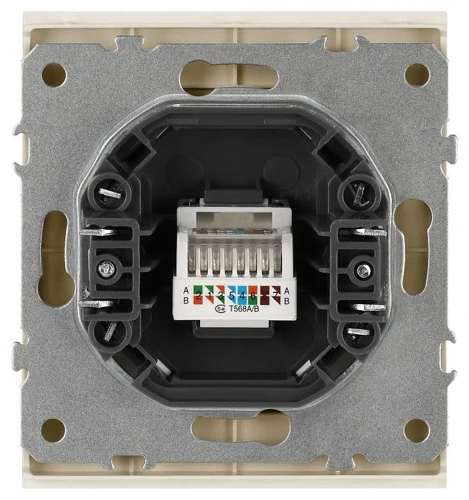 Розетка Ethernet RJ-45 без рамки Эра Arktik Б0070477