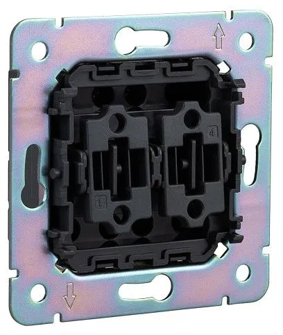 Переключатель перекрестный двухклавишный без рамки Kranz STRONG KR-78-0733-5