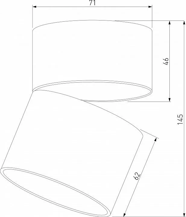 Накладной светильник Elektrostandard Rolly a067486