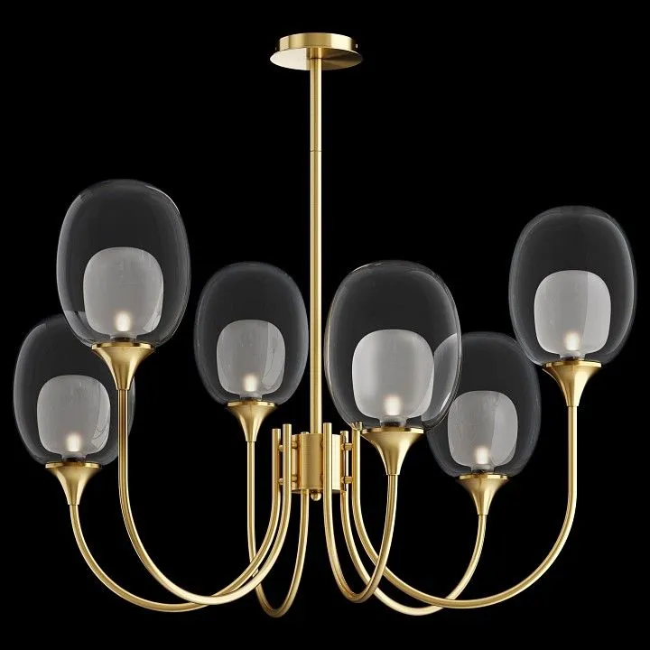 Люстра на штанге Maytoni Аура MOD016PL-06BS