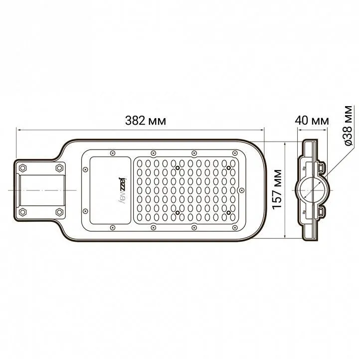 Консольный светильник Jazzway  PSL 07  50w 5000K  IP65