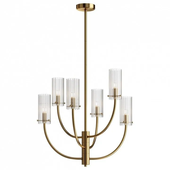 Люстра на штанге Maytoni Арко MOD223PL-06BS