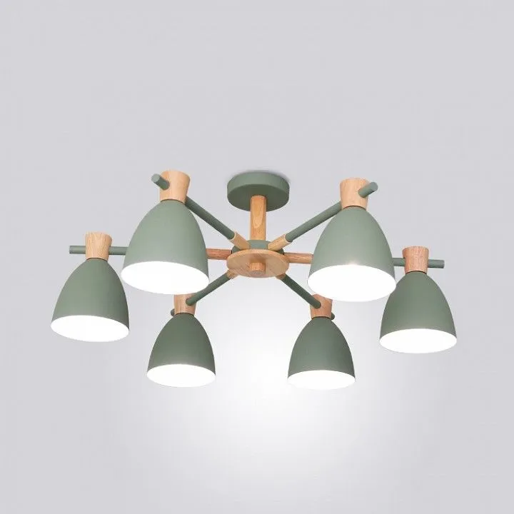 Люстра на штанге Imperiumloft Folke Green FOLKE01