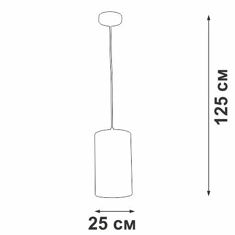 Подвесной светильник Vitaluce V2895 V2895-0/1S