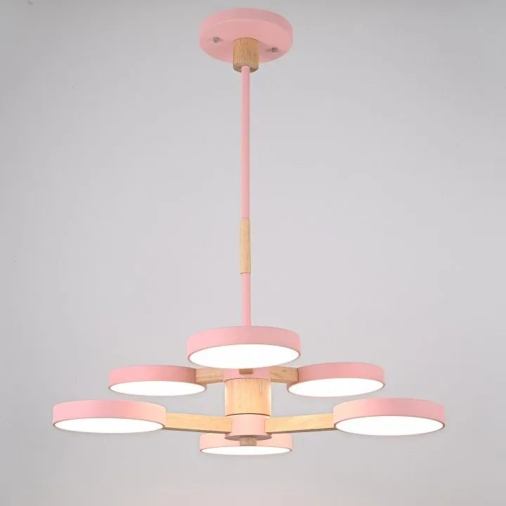 Люстра на штанге Imperiumloft TURNA Pink TURNA-DBL01