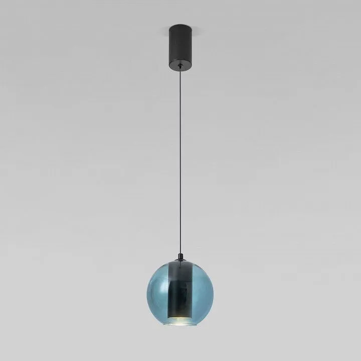 Подвесной светильник Eurosvet Cobble 50258/1 LED бирюзовый Подвесной светильник Eurosvet Cobble 50258/1 LED бирюзовый