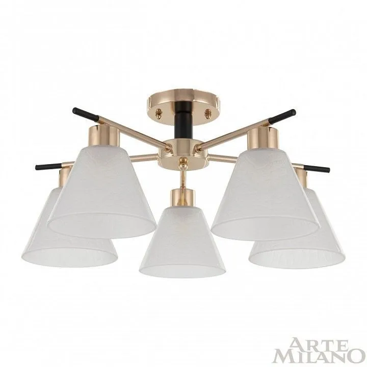 Потолочная люстра Arte Milano Napoli-322119 322119/5 FG+BK