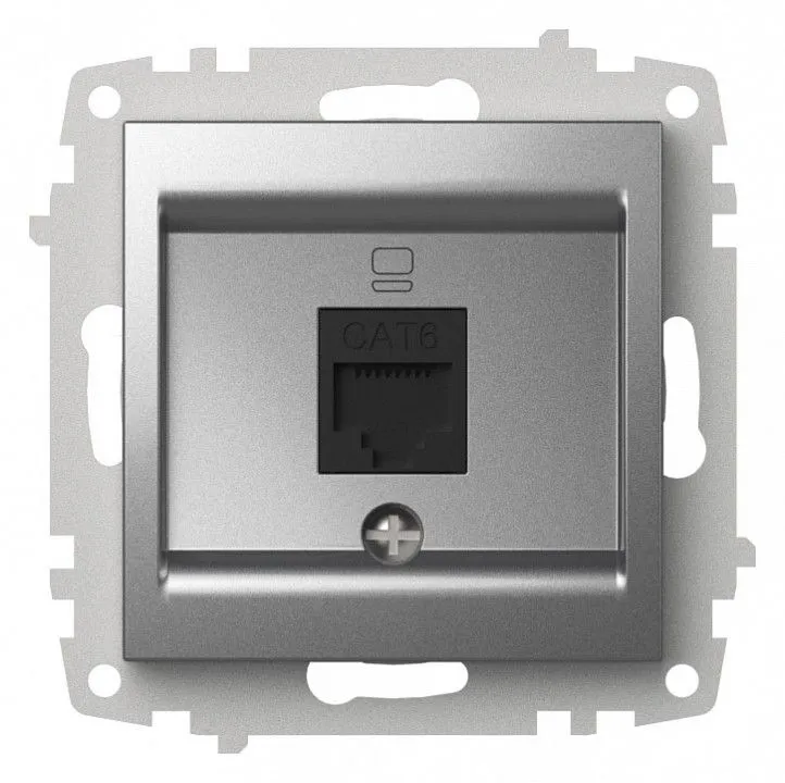 Розетка Ethernet RJ-45 без рамки Elbi Eleсtriс Zena Vega 609-011000-247