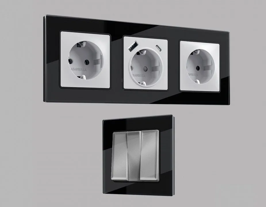 Рамка на 2 поста Ambrella Volt ALFA AF380802