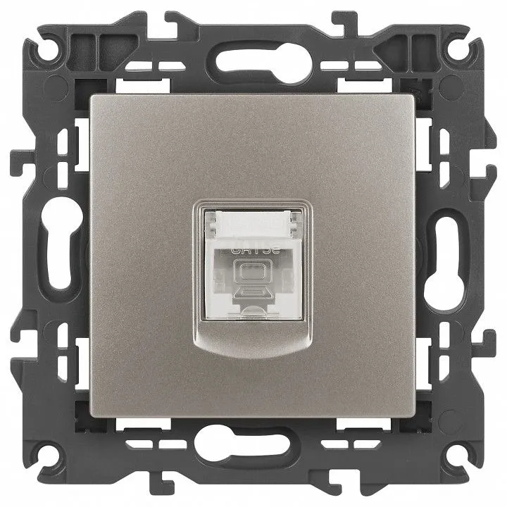 Розетка Ethernet RJ-45 без рамки Эра Эра Elegance 14-3107-16