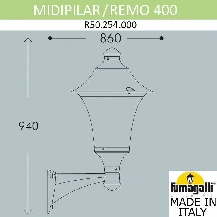 Светильник на штанге Fumagalli Remo R50.254.000.AYE27