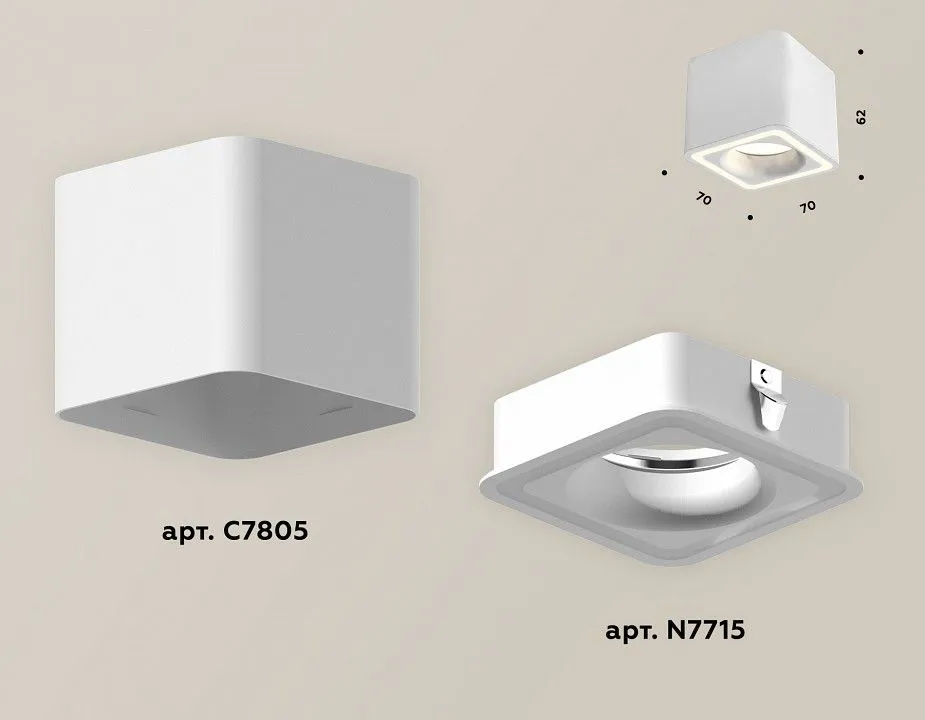 Накладной светильник Ambrella Light XS XS7805020