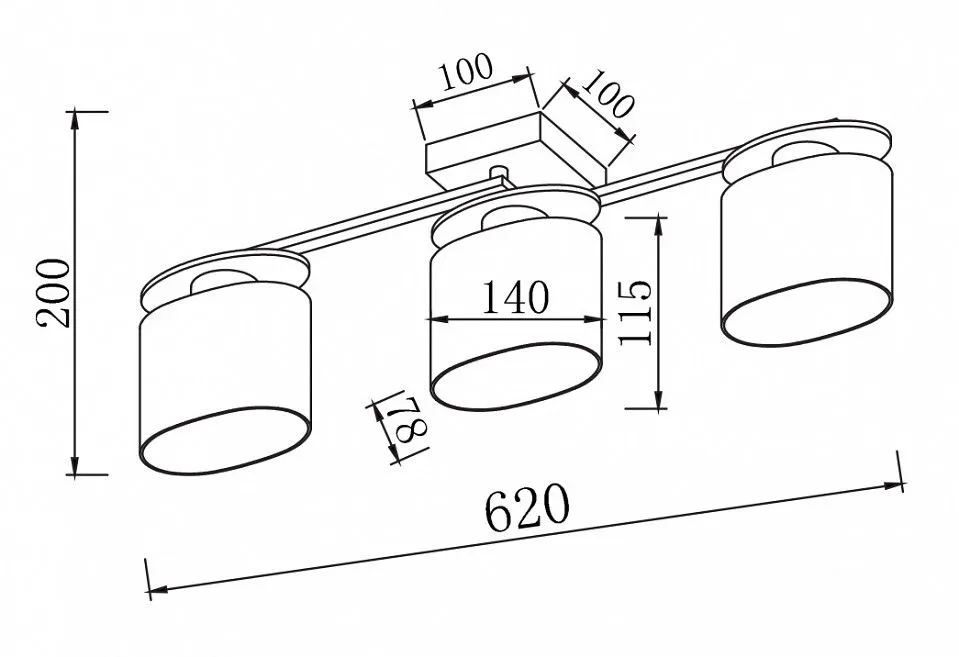 Потолочная люстра Freya Бис FR5101-CL-03-CN