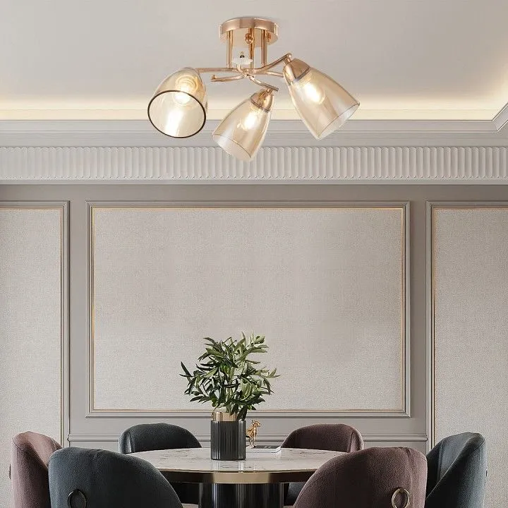 Потолочная люстра Arte Milano AMALFI-326419 326419/3 FG+WH