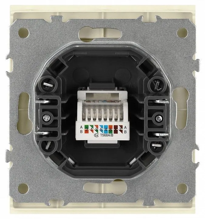Розетка Ethernet RJ-45 без рамки Эра Arktik Б0070475