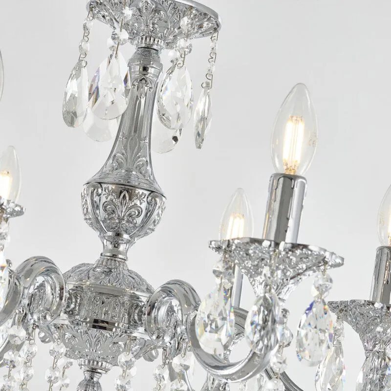 Подвесная люстра Bohemia Ivele Crystal AL7801 AL78101/6/175 A Ni