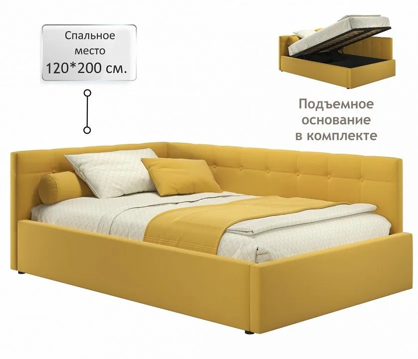 Кровать полутораспальная Bonna 2000x1200 с ПМ
