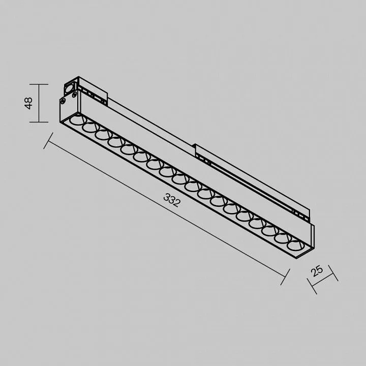 Накладной светильник Maytoni Outdoor Points O-TR02-2-S-18WB3K
