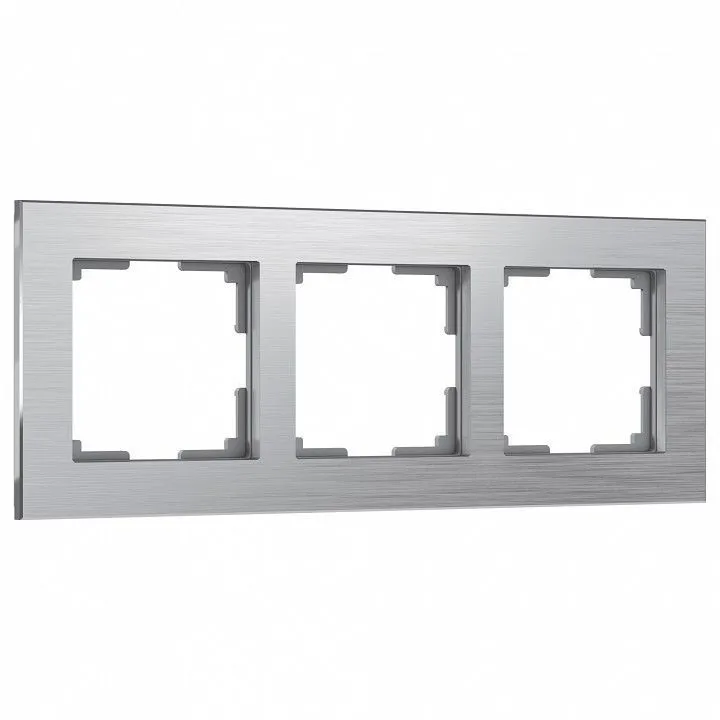 Рамка на 3 поста Werkel Aluminium (алюминий) W0031706