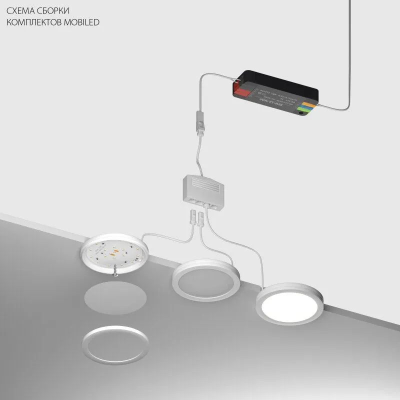 Комплект накладных светильников Lightstar Mobiled 036330-4