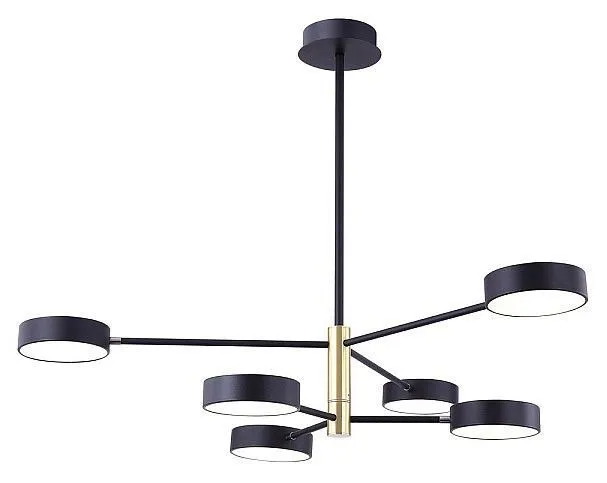Люстра на штанге Freya Tibo FR6048CL-L6GR